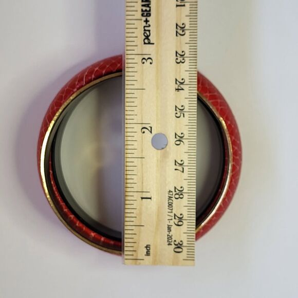 Vintage Avon Textured Bangle and Patterned Brasstone Bangle / Set of 2 Bracelets - Picture 4 of 4